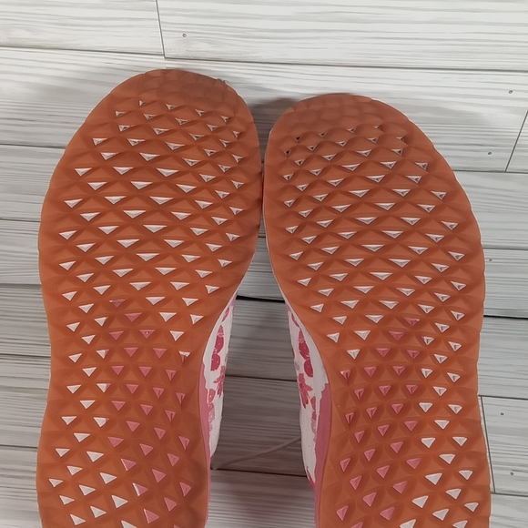 Pink and White Floral Sneakers with Cushioned Sole Nobull Cherry Ripstop 8.5 - Picture 8 of 8